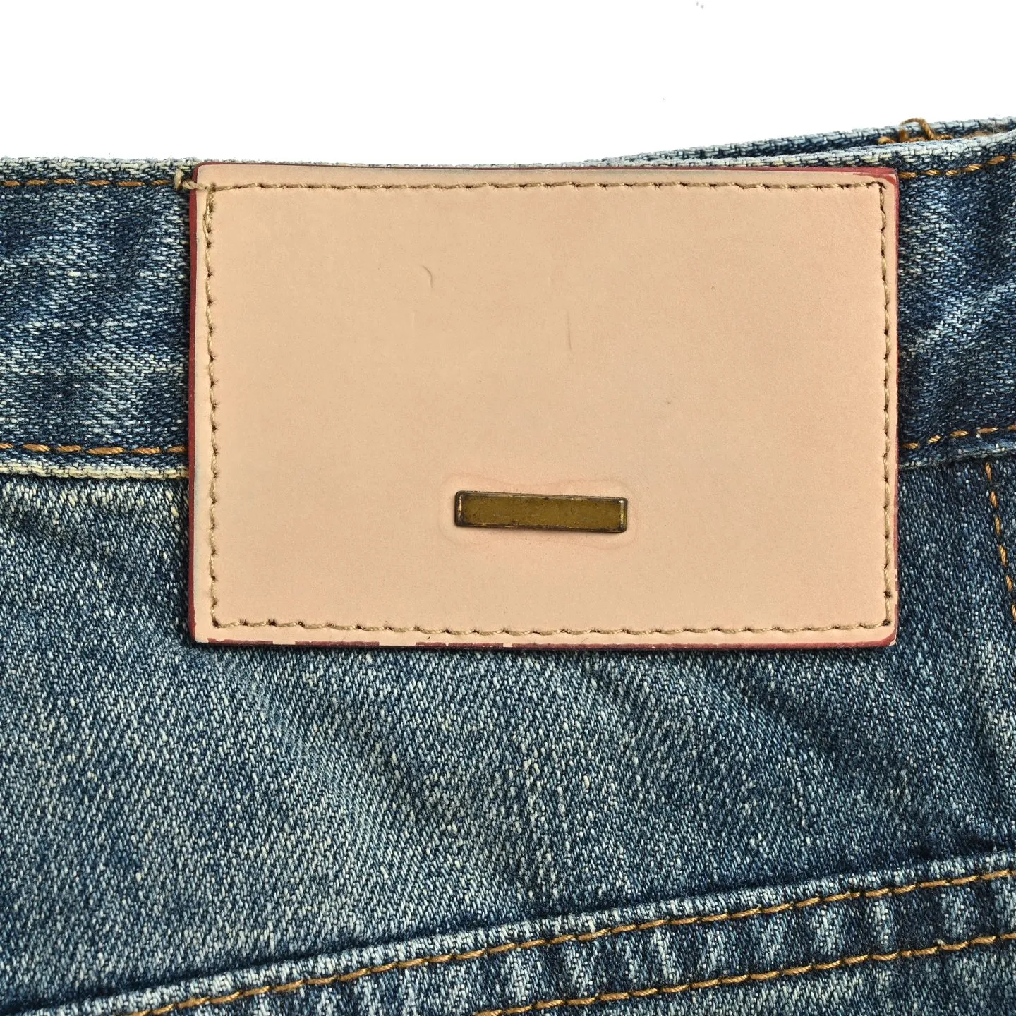 Louis Vuitton/Louis Vuitton 25Fw wavy line washed jeans